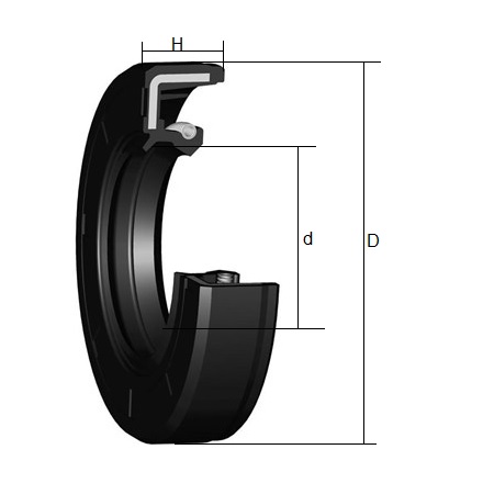 2 Pz NBR TC albero paraolio albero Diametro 30mm OD 46mm nitrile